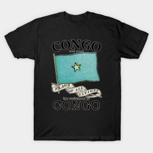 Vintage Flag of Congo T-Shirt